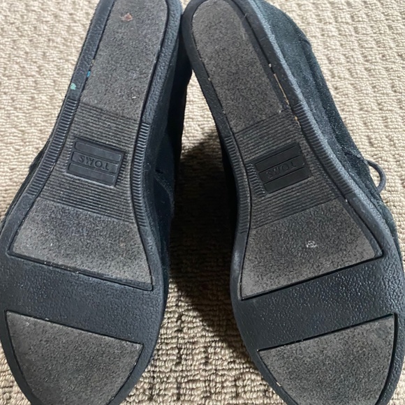 TOMS Wedge Bootie - Black - Size 7 - Picture 3 of 6